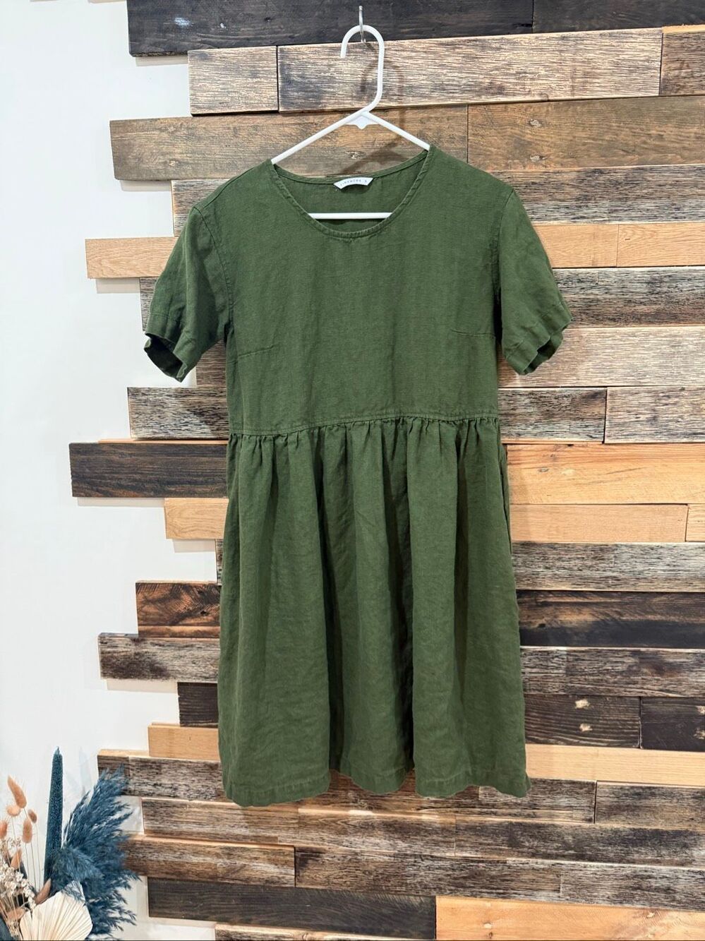 Linenfox Anna dress boho lagenlook oversized sz Small